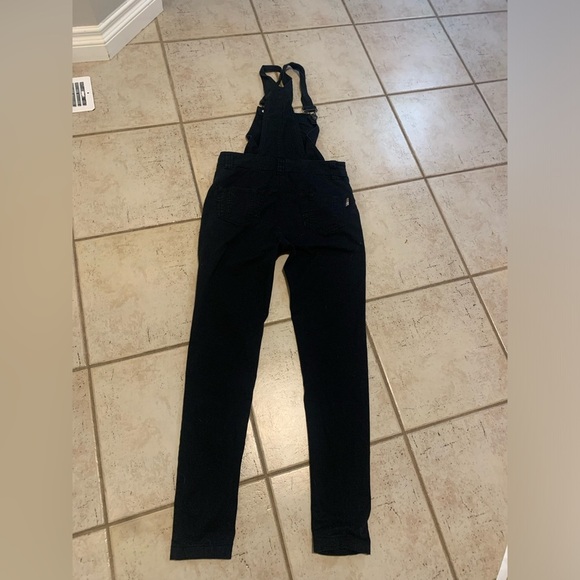 Triple Five Soul Black Cotton Zip Detail Overalls - XS - Picture 4 of 15